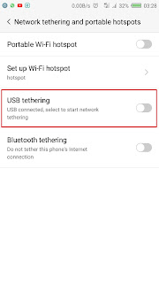 Usb Tethering