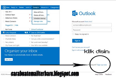 Cara Mudah Dan Cepat Membuat Email Di Hotmail