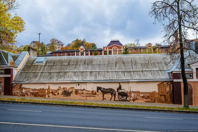 Рисунок ямщика перевозящего бочку