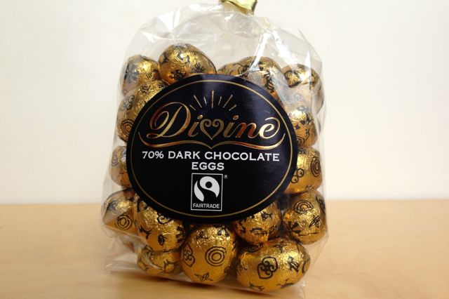 Divine 70% Dark Chocolate Eggs