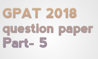 GPAT 2018 question paper