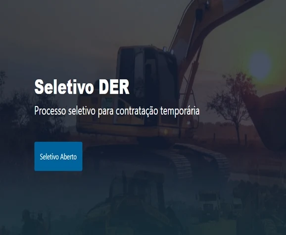 Processo seletivo é aberto pelo DER para a contratação de engenheiros civis em RO