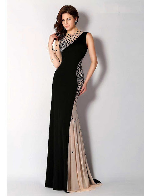 One shoulder Mermaid Evening Dress