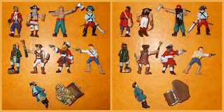 40mm Pirates; African Pirate; Factory Painted Pirates; Fontanini Pirates; French Pirates; French Toys; International Talk Like A Pirate Day; Italian Piartes; Italian Toys; ITLAPD Talk Like A Pirate; Made In France; Made In Italy; Plastoy France; Plastoy Pirates; PVC Figurines; Small Scale World; smallscaleworld.blogspot.com;