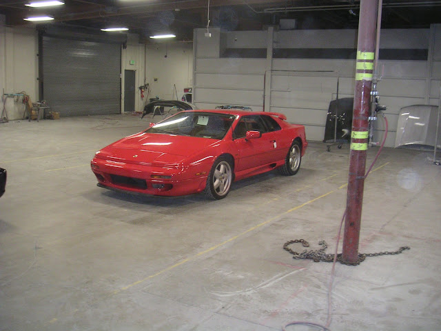 The Lotus Esprit Turbo with single-stage paint from Almost Everything Autobody