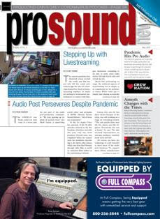 Pro Sound News - May 2020 | ISSN 0164-6338 | TRUE PDF | Mensile | Professionisti | Audio | Video | Comunicazione | Tecnologia
Pro Sound News is a monthly news journal dedicated to the business of the professional audio industry. For more than 30 years, Pro Sound News has been — and is — the leading provider of timely and accurate news, industry analysis, features and technology updates to the expanded professional audio community — including recording, post, broadcast, live sound, and pro audio equipment retail.