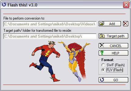Flash This! : convertisseur de vidéos en flash (SWF et FLV)