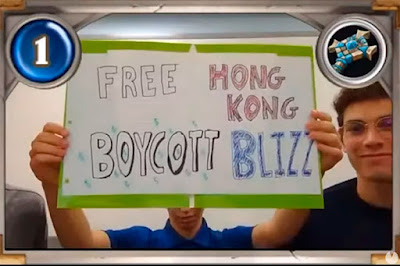 Las protestas de Hong Kong  blizzard