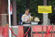 Polresta Banyumas Gelar Upacara Pembukaan Pelatihan Patroli Reaksi Cepat (PRC) dan Pembaretan Bintara Remaja.