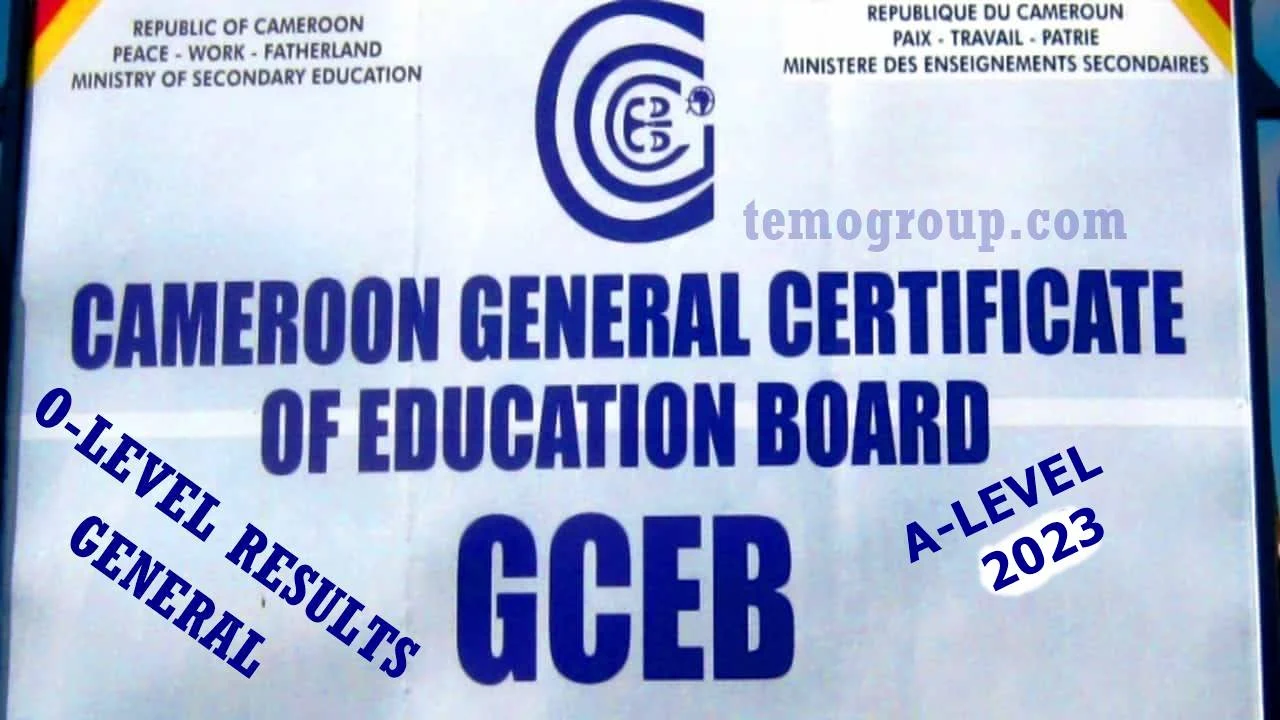 Free Cameroon GCE Ordinary and Advanced Level Results 2023 PDF