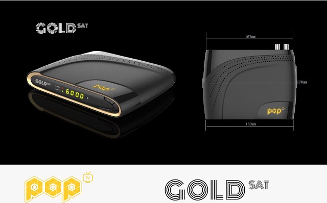 Novo Lançamento!!! Pop TV GOLD SAT Receptor ACM Gshare SKS/IKS - 28/07/2018