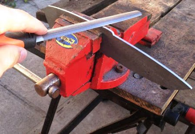 Knife DIY – Cara Membuat Pisau Dapur dari Plat Besi /Sus 