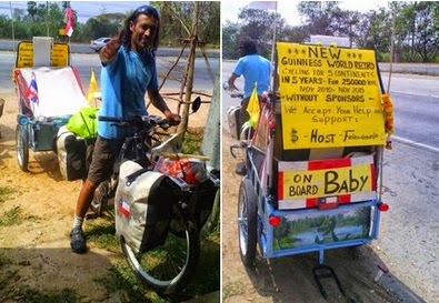 Percubaan Rekod Dunia Keliling Dunia Hancur Di Thailand Lagi