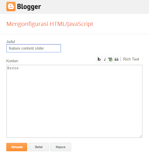 Download Template Blogger Keren Reds Horizon