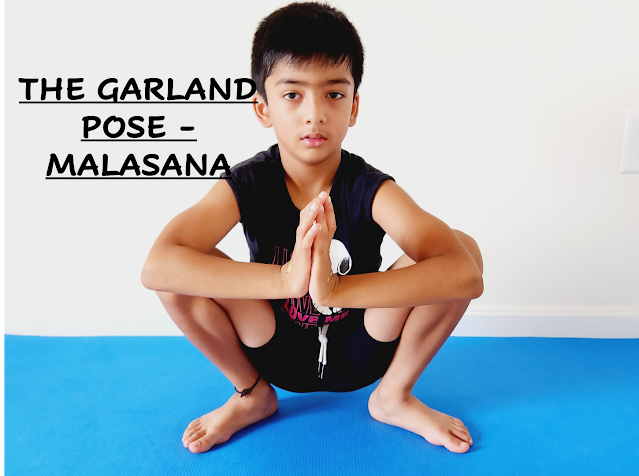 garland pose