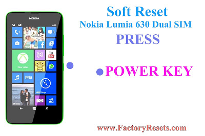 Soft Reset Nokia Lumia 630 Dual SIM