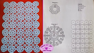 Toalhinha em Crochê com gráfico