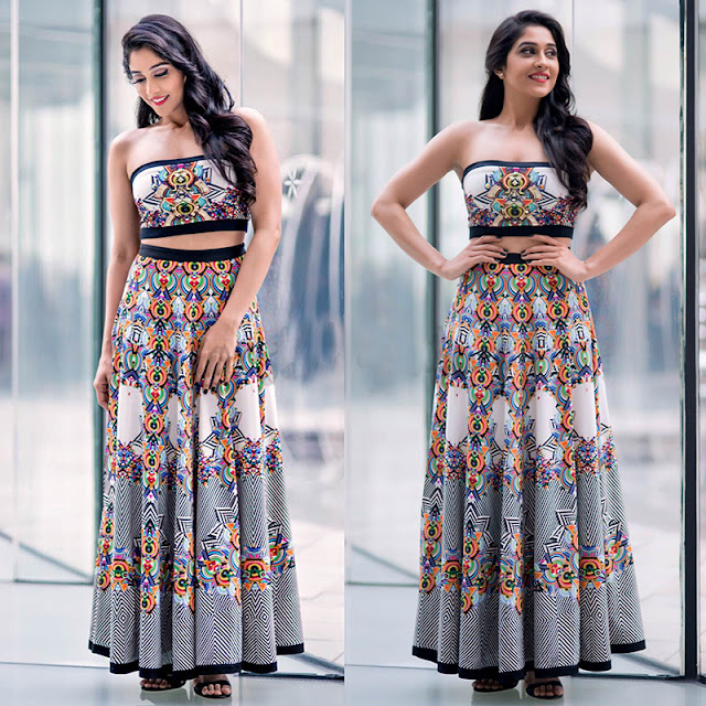 Regina Cassandra Printed Skirt and Tube Crop Outfit