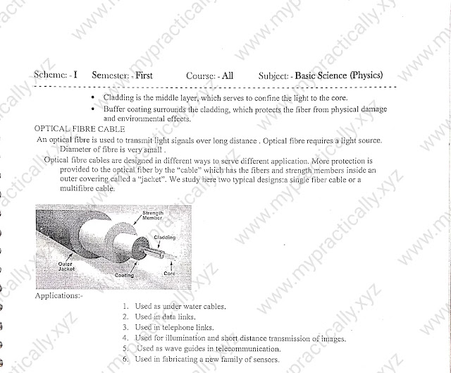 Heat and Optics Basic Science Physics Notes PDF Download MSBTE I Scheme