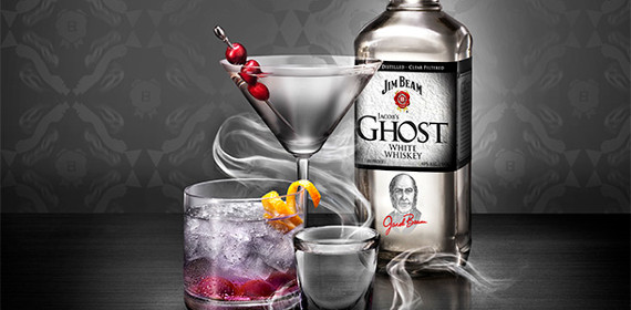 Jim Beam Jacob's Ghost White Whiskey (Jim Beam Jacob's Ghost White Whiskey Price $22) The Jim Beam Jacob's Ghost White Whiskey is no typical moonshine. Inspired by the white whiskey distilled by founder Jacob Beam. 