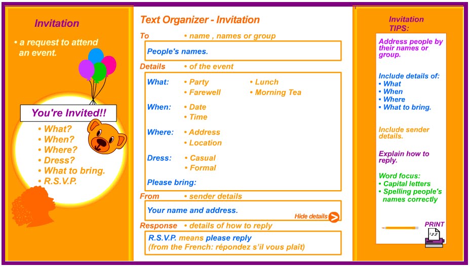 INVITATION CARD  Belajar Bahasa Inggris