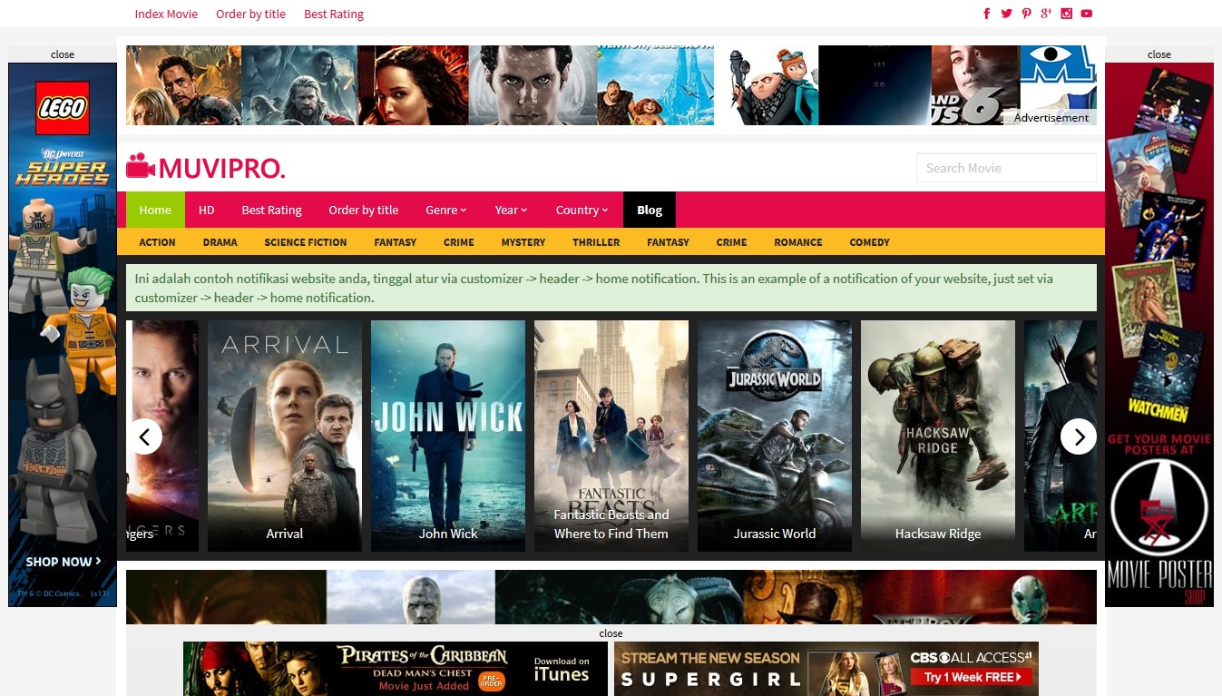 Muvipro Movie WordPress Theme