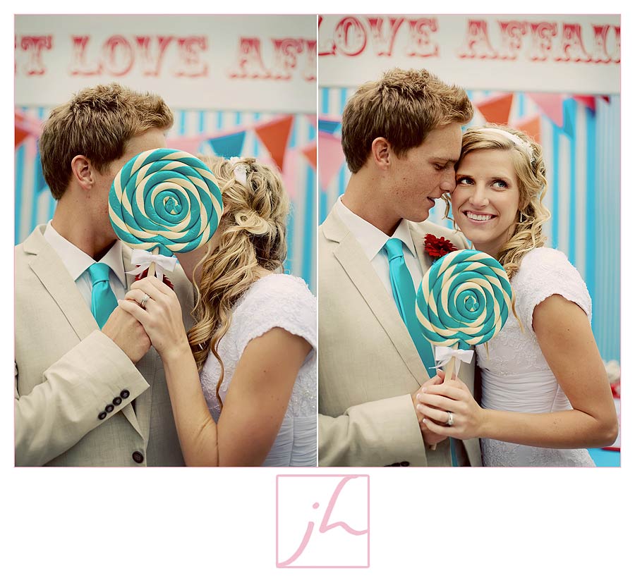 candy themed wedding I love blue red and pink Winner