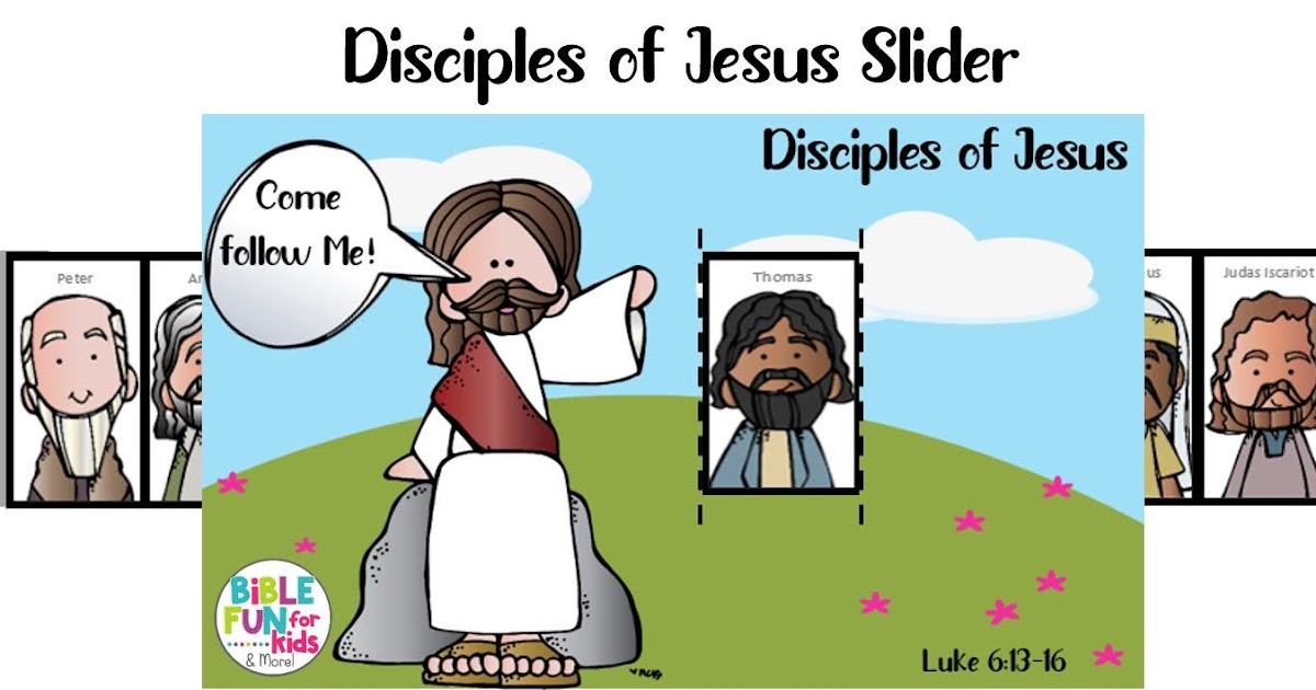 Disciples Slider | Bible Fun For Kids