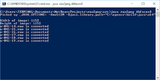 Raw to PNG Converter in Java