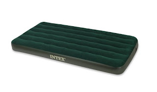 Intex Twin Prestige Downy Airbed with Hand Held Battery Pump
