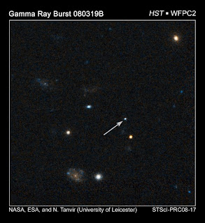 GRB 080319B por Hubble