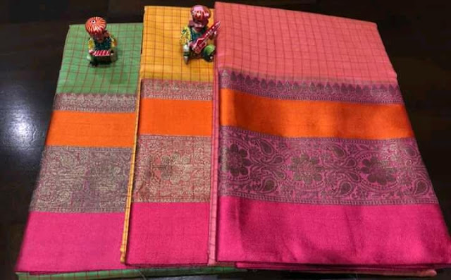 Maheshwari silk blend sarees