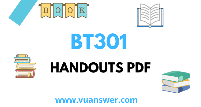 Latest BT301 Handouts PDF - VUAnswer.com