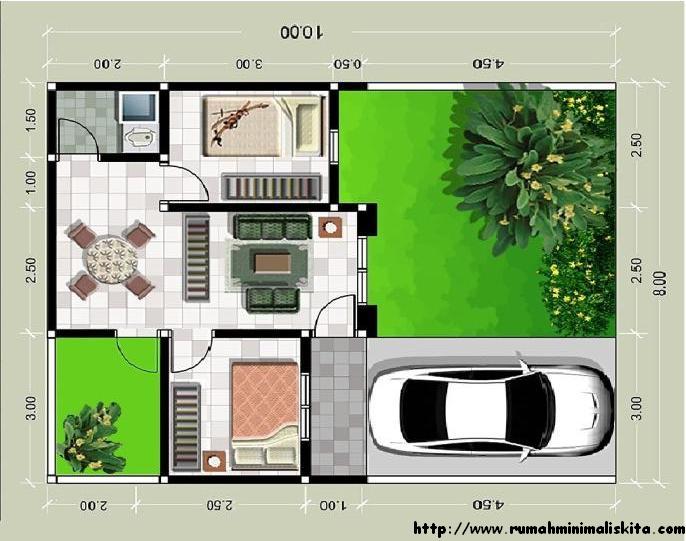 Contoh Desain Rumah Minimalis Modern Type 36 | Desain Rumah Minimalis
