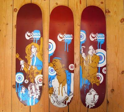 Skateboard graphics airbrush
