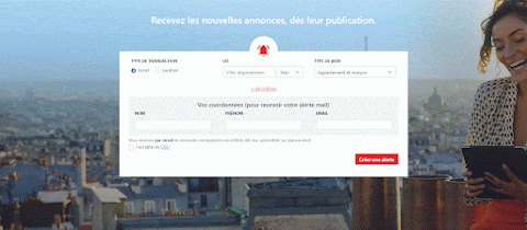Rubrique pour la création d’alertes sur Paruvendu