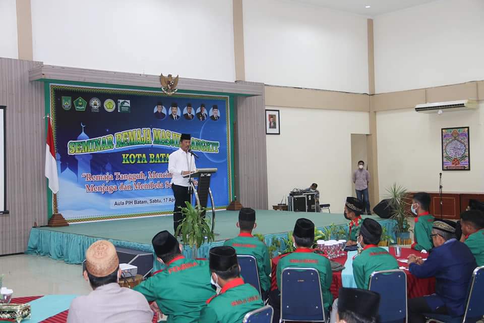 Buka Seminar, Rudi Minta Remaja Masjid Berkolaborasi Dengan Pemerintah