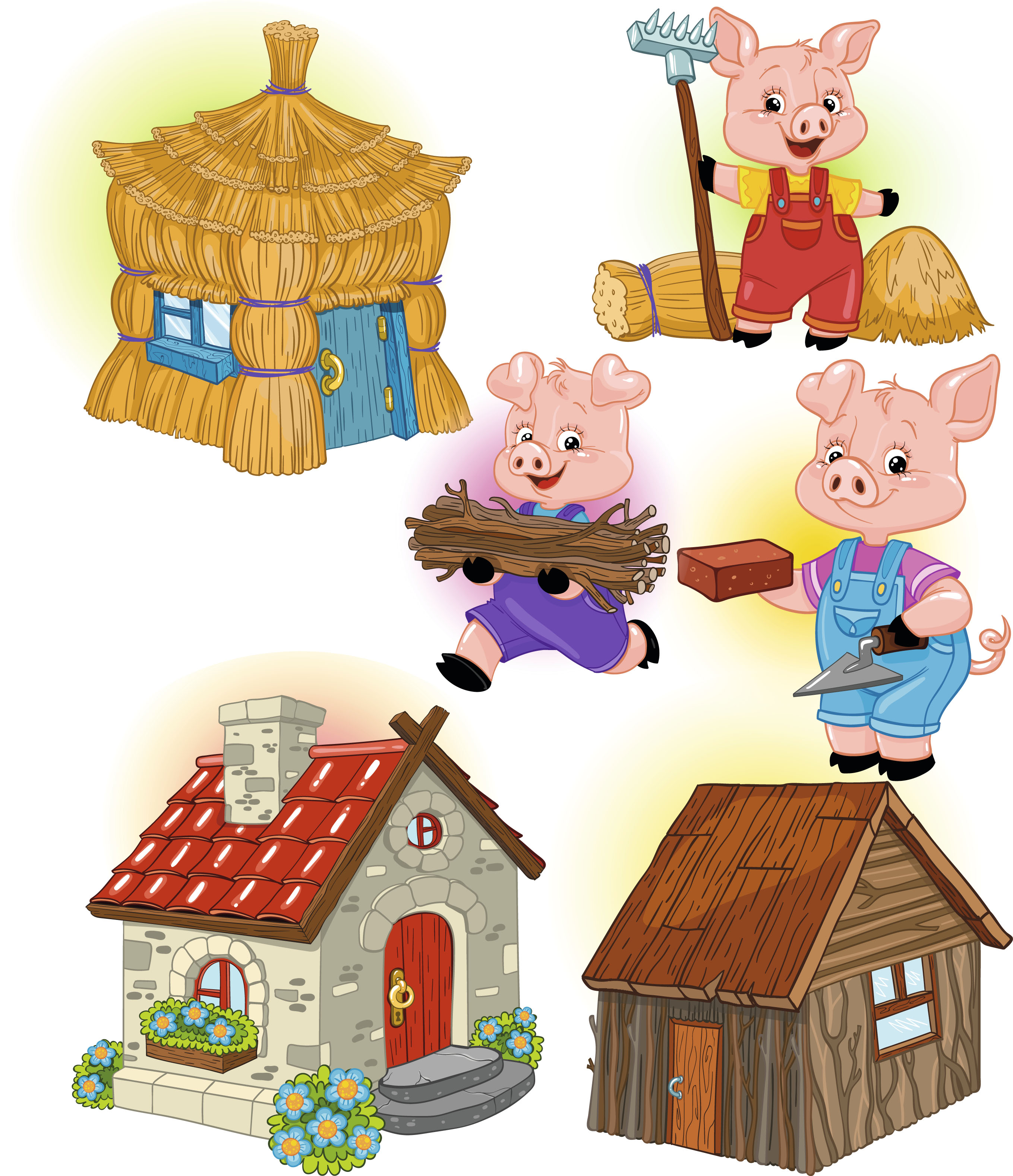 Ciao Bambini! Ciao Maestra!: I tre porcellini Fiaba e realtà Come costruire  una casa