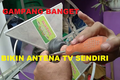 Cara Membuat Antena Televisi Indoor Sederhana Berkualitas