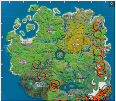 Where are ziplines in fortnite to complete the Chaos Rising challenge