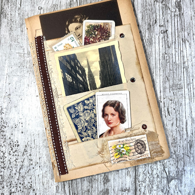 Let's Make A Journal With Genuine Ephemera: Part 3 Using Piano Roll To make Slot Pockets & Tags