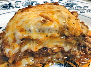 MEATY EGGPLANT LASAGNA