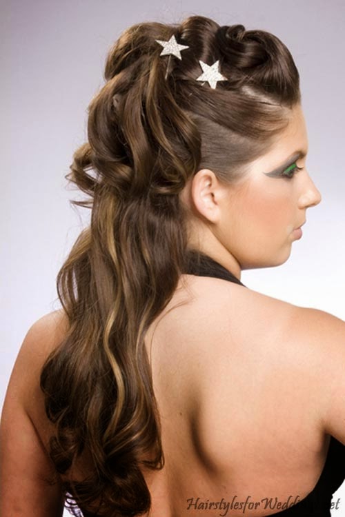 half up hairstyles for weddings}