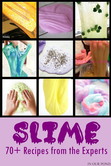 Slimed!  70+ Recipes from the Experts // In Our Pond // kids' crafts // silly putty // elmers glue // disney // slime // gak // recipes // toys // games // summer crafts // DIY toys