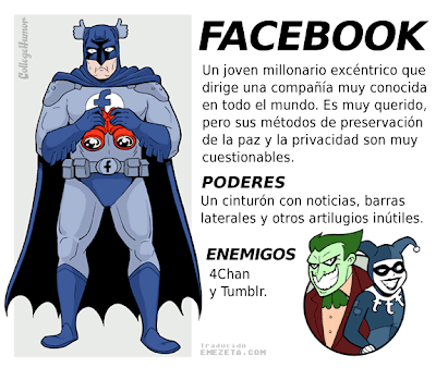 Imagen de la liga de la justicia de internet - SuperHeroe Facebook