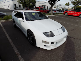 1993 Nissan 300ZX Turbo at Almost Everything Auto Body after we repaired and repainted the whole car and replaced teh rear bumper.