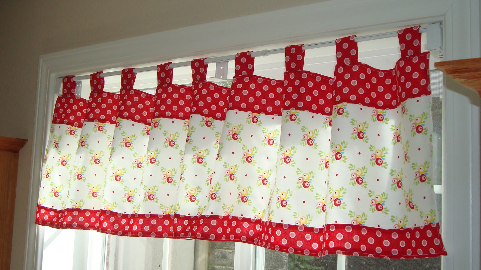 Curtains With Pom Poms Lace Kitchen Curtains and V