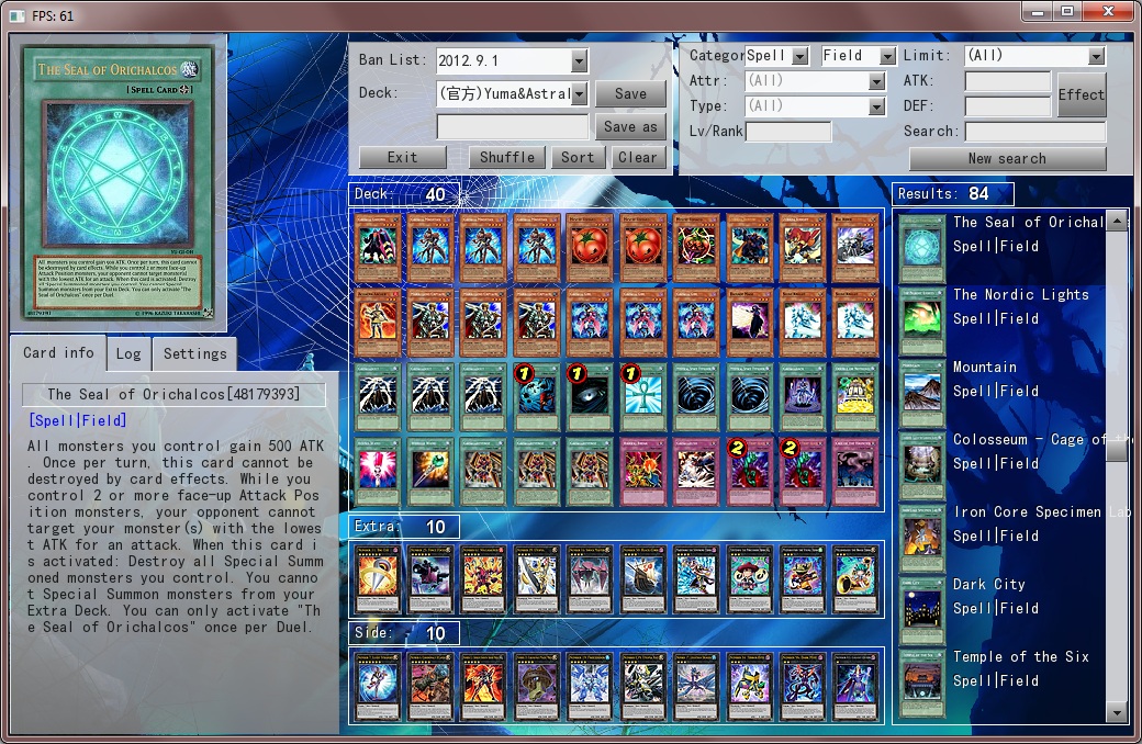 Percival18 Yu-Gi-Oh blog: YGOPro 1.02E.1 AE