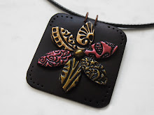 Polymer clay pendant by WindySunset