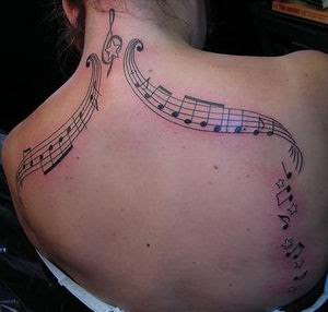 Music Notes Tattoos, Tattooing